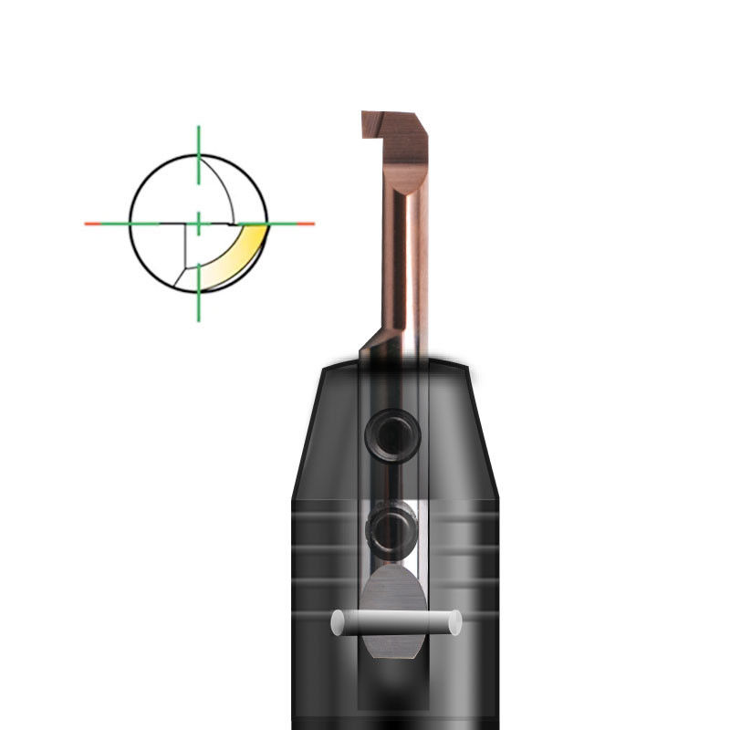 Frigorifero interno Strumento di micro-perforazione personalizzato Materiale di carburo di tungsteno per macchine a tornio