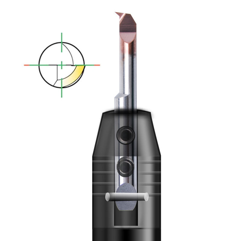 Strumento di microforatura al tungsteno, strumento di tornitura interna per macchine per tornitori CNC.