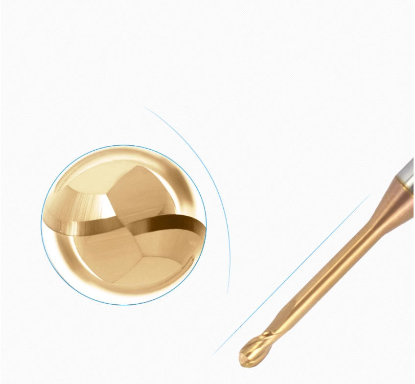 Trituratore a micro scanalatura a collo lungo, di raggio d' angolo di 0,1 mm