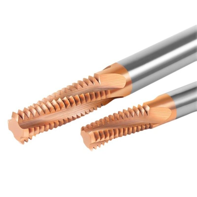 Macchina CNC a denti pieni per la filiera di fine del mulino 4 flauti per alluminio e acciaio