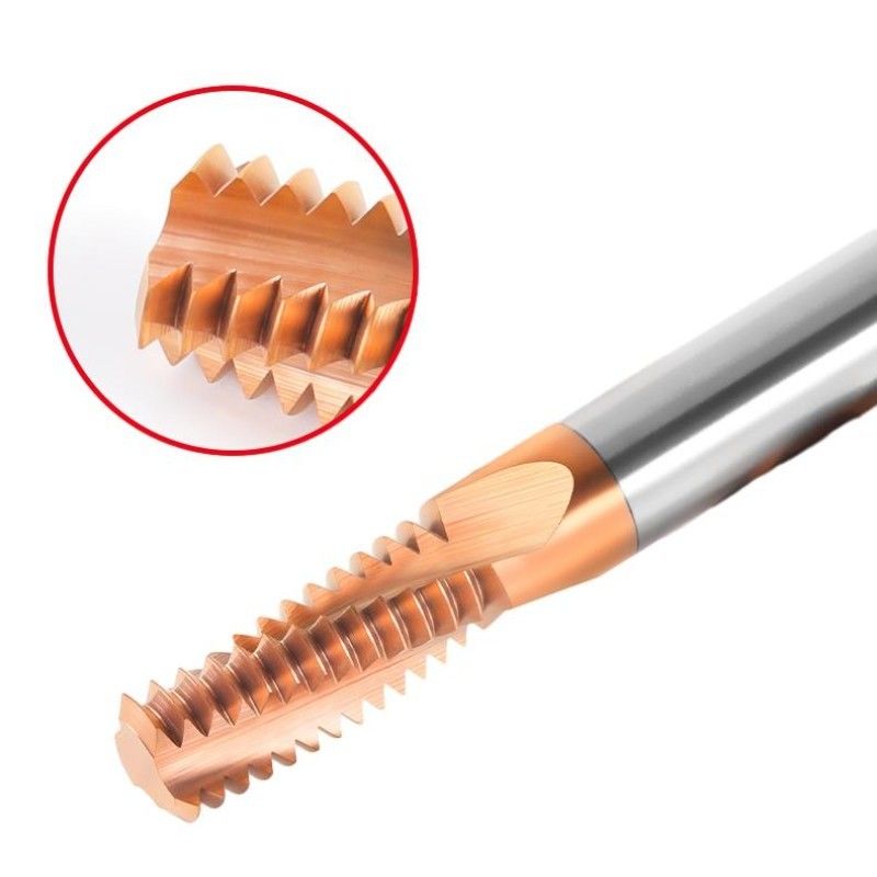 Macchina CNC a denti pieni per la filiera di fine del mulino 4 flauti per alluminio e acciaio
