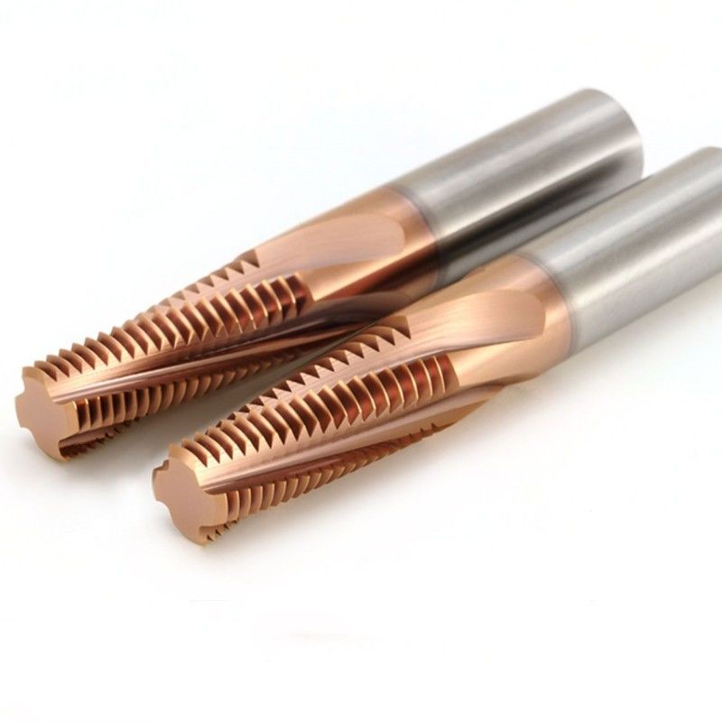 3/8 Tagliatore di filo di carburo BSPT RC 55 gradi con rivestimento in bronzo Nano