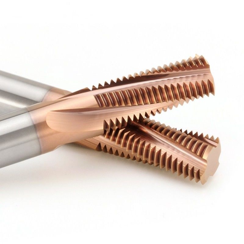 3/8 Tagliatore di filo di carburo BSPT RC 55 gradi con rivestimento in bronzo Nano