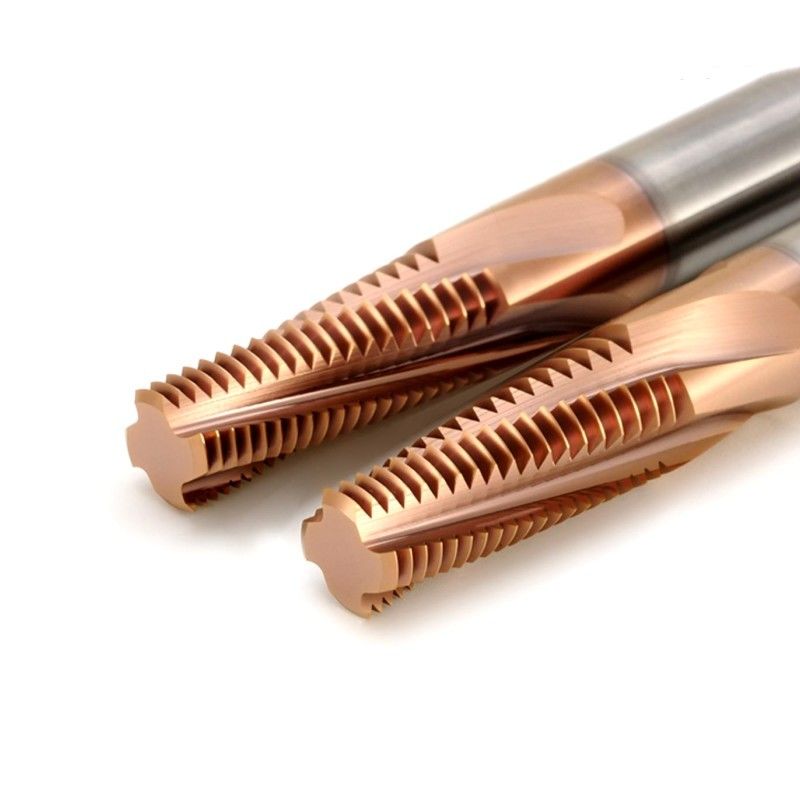 3/8 Tagliatore di filo di carburo BSPT RC 55 gradi con rivestimento in bronzo Nano
