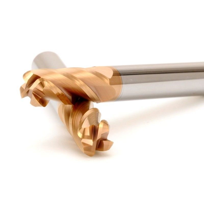 D4 D20 Carbide End Mill, HRC58 Solid 4 Fregiatore a flauto per la lavorazione CNC