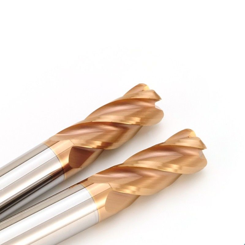 D4 D20 Carbide End Mill, HRC58 Solid 4 Fregiatore a flauto per la lavorazione CNC