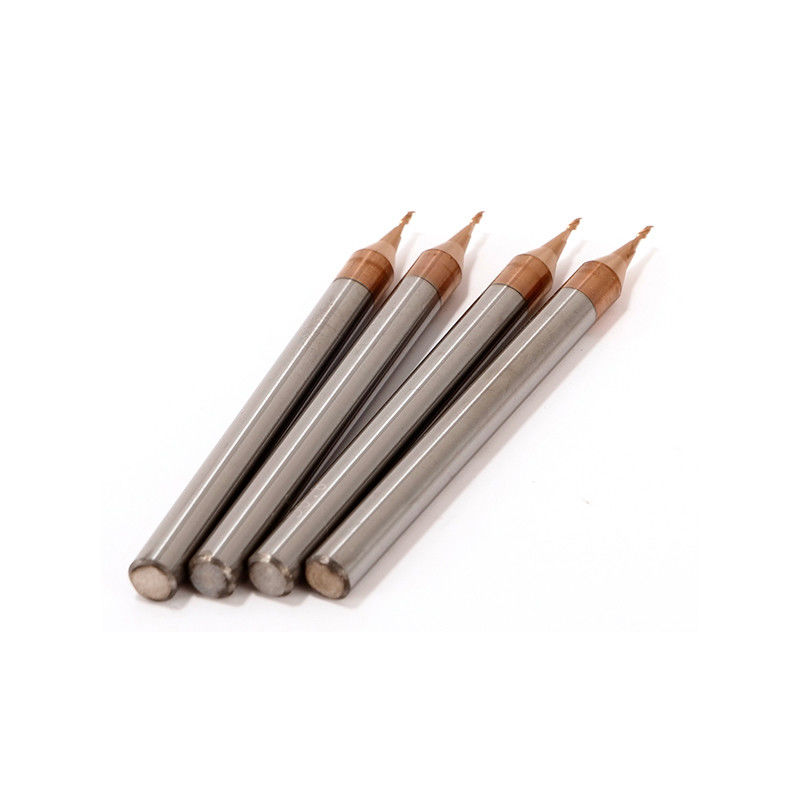3 mm di diametro di canna micro finitura di mulino con raggio di angolo di 0,1 mm 50 mm di lunghezza complessiva