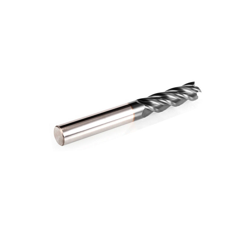 Carburo solido Micro diametro Fine mulino 4 flauti HRC 58 gradi Per utensili di fresatura