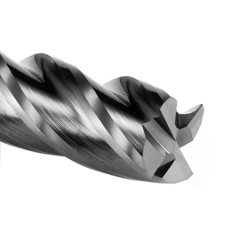 Carburo solido Micro diametro Fine mulino 4 flauti HRC 58 gradi Per utensili di fresatura