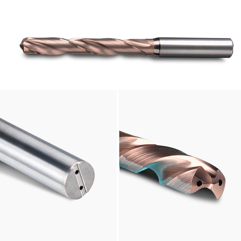 Foratura interna a carburo per liquido di raffreddamento Strumenti di taglio Insight DIN 3XD Step Drill per acciaio inossidabile